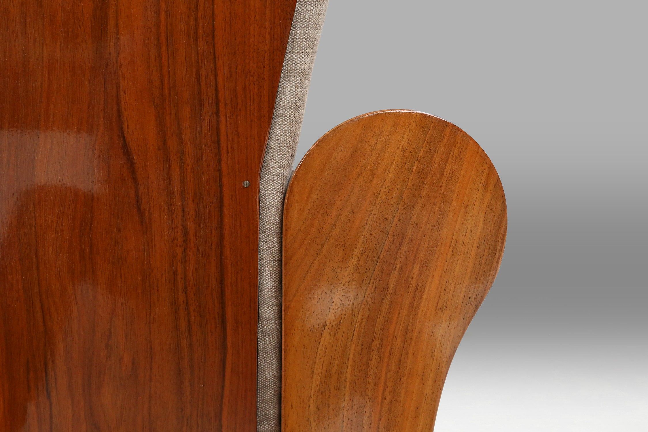 Set of 2 Art Deco Armchairs in Walnut Veneer, France 1930sthumbnail